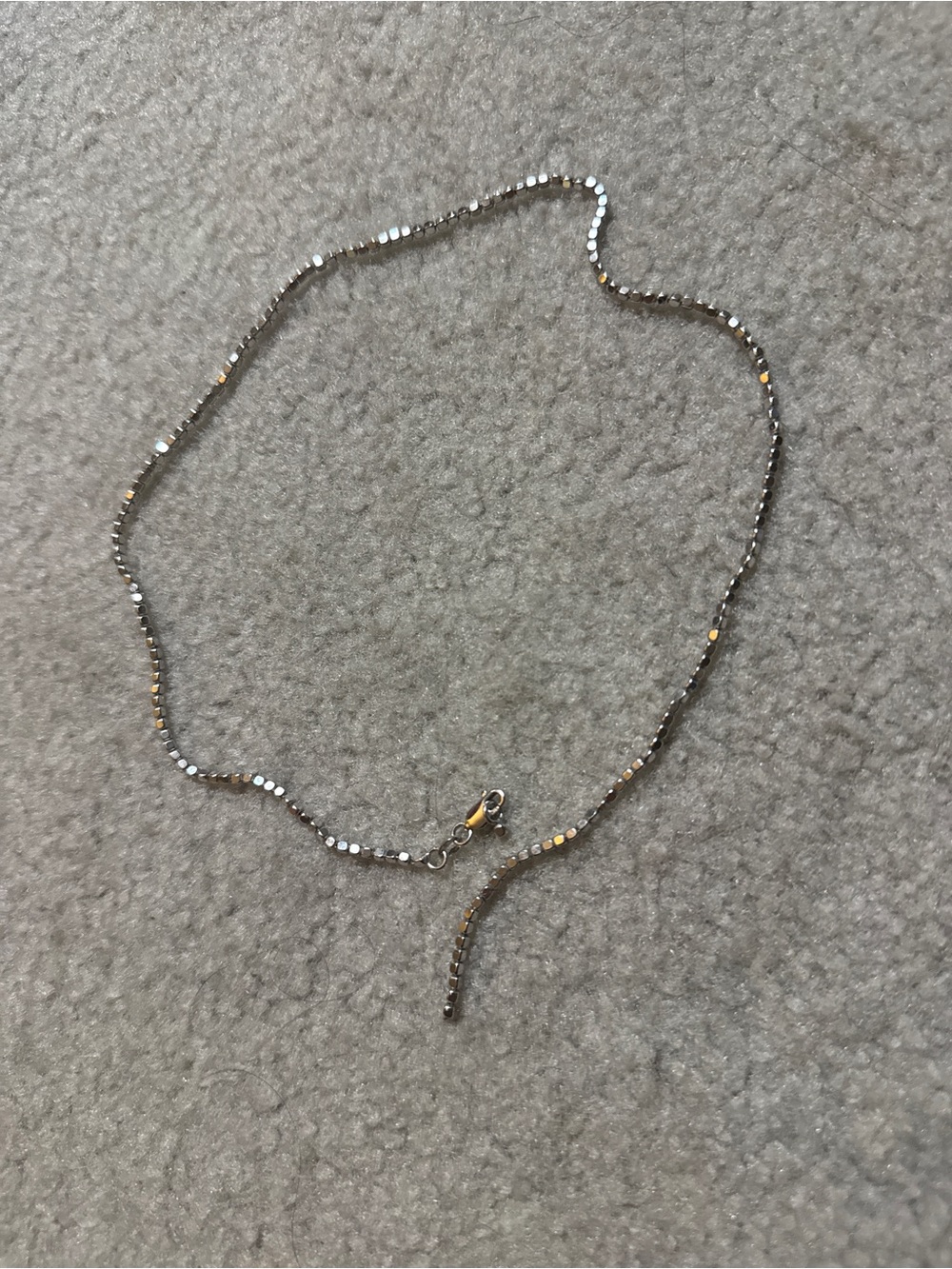 Kay Jewelers Sterling silver parkling Tennis Necklace